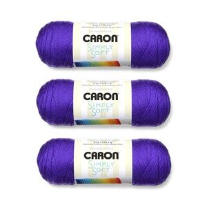 Caron Simply Soft Iris 3 pack 6 oz Skeins New